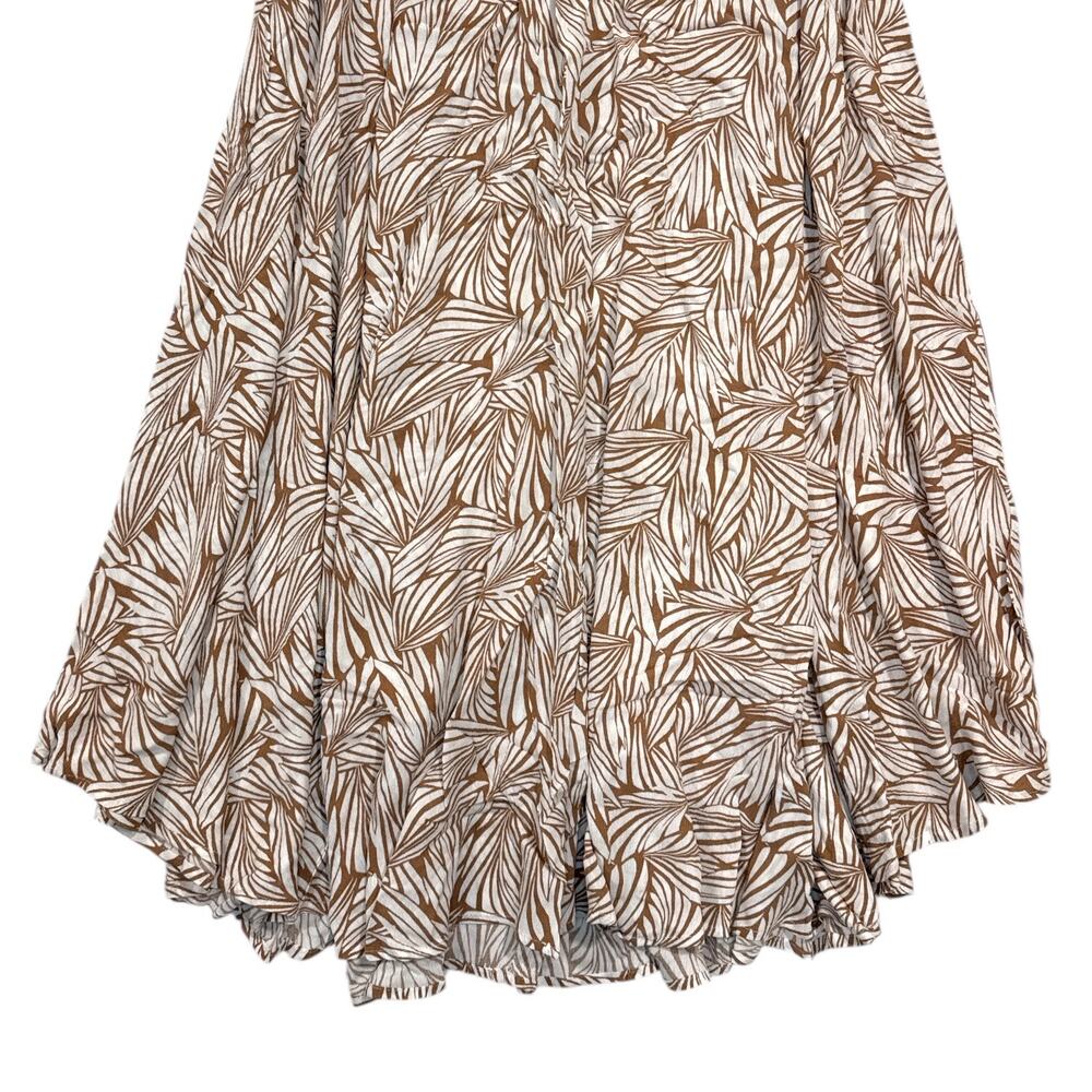 SKYE Sidony Palm Print Swim Cover Up Skirt Medium Asymmetrical NWT - Picture 3 of 7